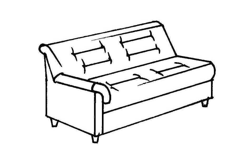 2-х местная диван-кроватная секция 